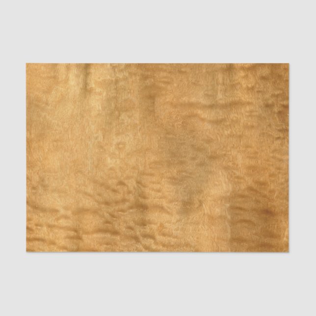 Real Scanned Pommele Sapele Veneer Woodgrain Tissue Paper (Front)