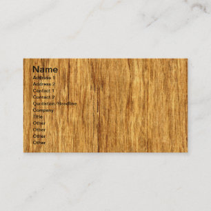 Real Scanned San Domingo Rosewood Veneer Woodgrain Business Card
