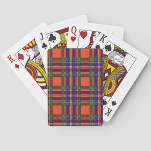 Real Scottish tartan - Macfarlane Playing Cards