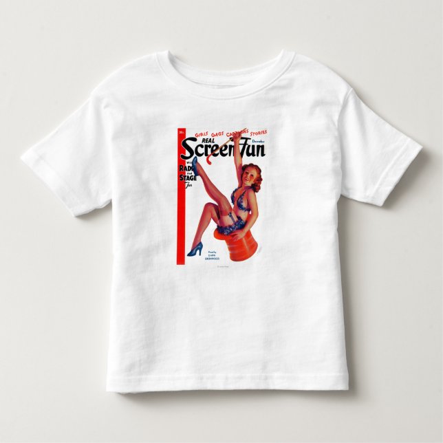 Real Screen Fun Magazine Cover 2 Toddler T-Shirt (Front)