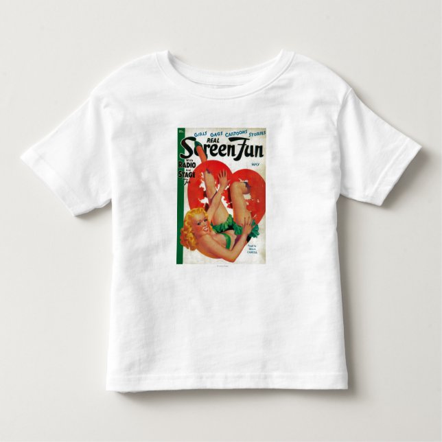 Real Screen Fun Magazine Cover Toddler T-Shirt (Front)