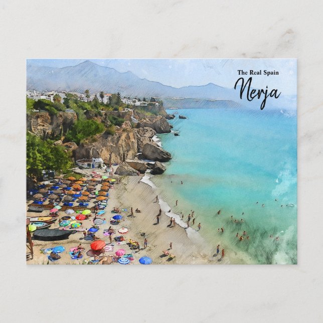 Real Spain-Nerja Postcard (Front)