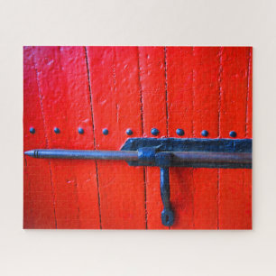 Real Spain- Red Bullring Gate Jigsaw Puzzle