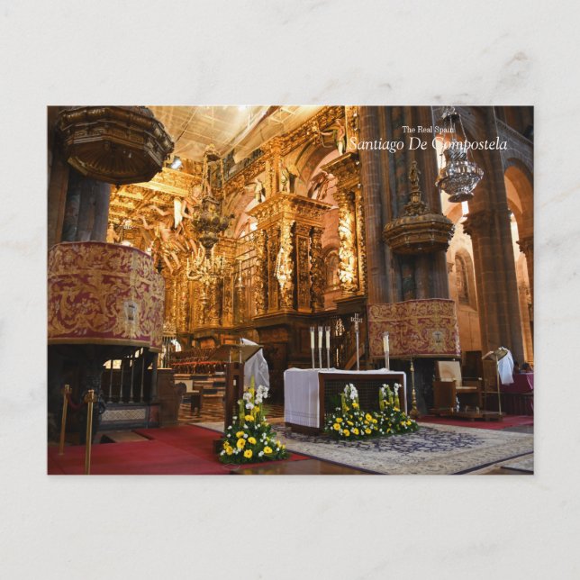 Real Spain- Santiago De Compostela Postcard (Front)