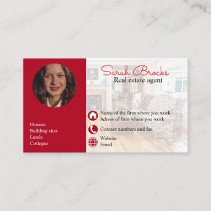 Real State agent Visitor Card