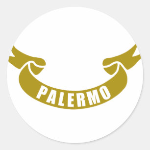 real-tape-Palermo Classic Round Sticker