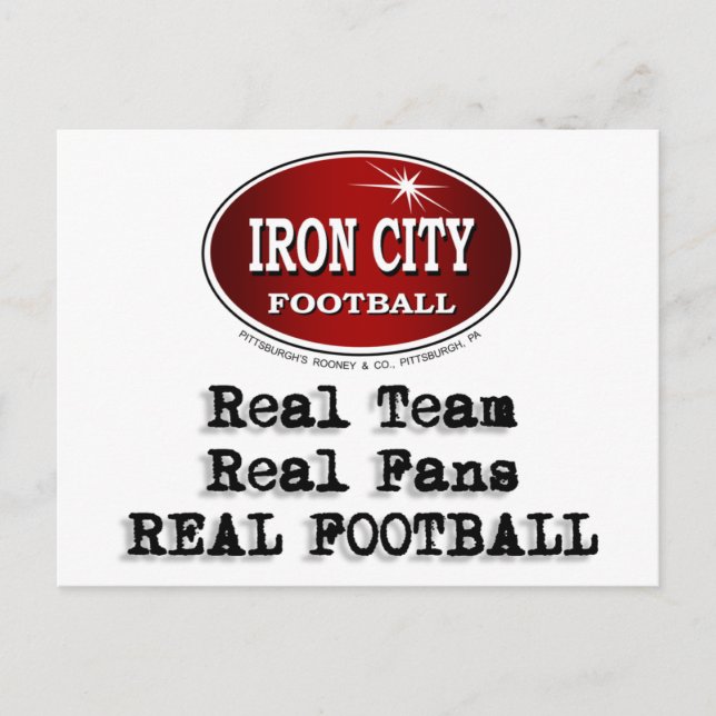 Real Team, Real Fans... Postcard (Front)
