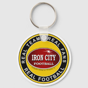 Real Team, Real Fans, Real Football Pittsburgh Key Ring