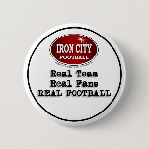 Real Team Real Fans Real Football Pittsburgh Pin