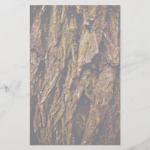 Real Tree Bark Stationery