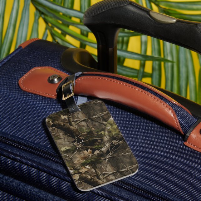 Real Tree Camouflage  Luggage Tag (Front Insitu 1)
