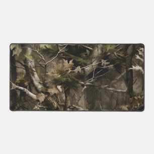 Real Tree Camouflage Mousepad / Desk Mat
