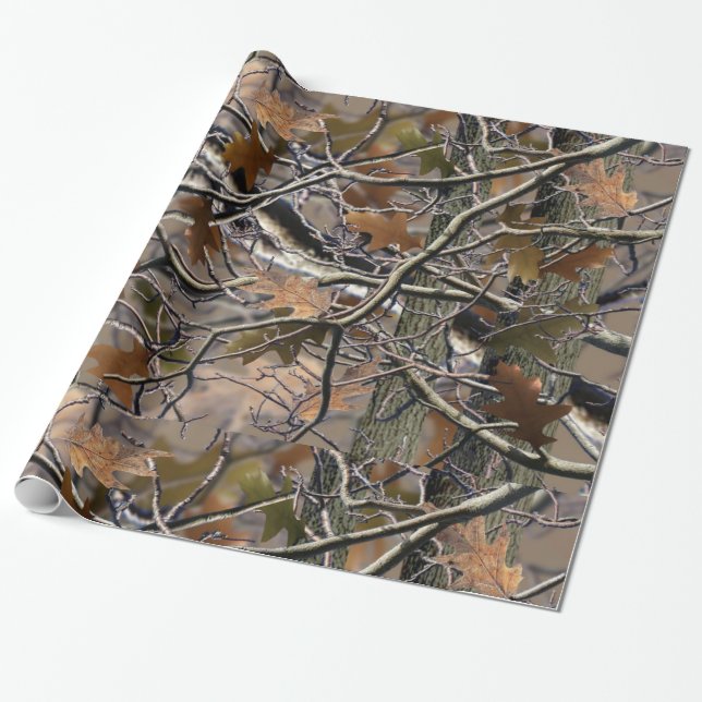 Real Tree Edge Camo Wrapping Paper (Unrolled)