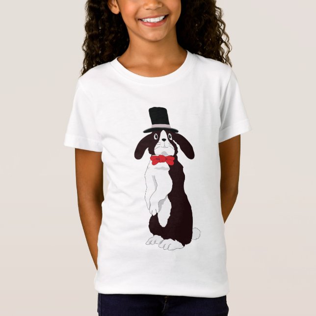 Real Tuxedo Bunny  T-Shirt (Front)