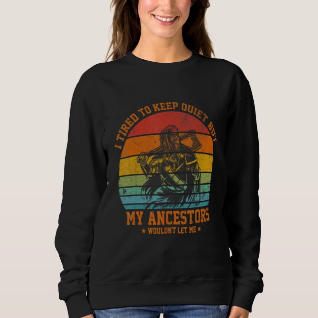 Real vikings come to Valhalla and are not afraid o Sweatshirt (Front)