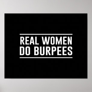 Real Women Do Burpees Poster