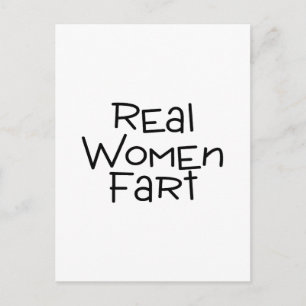 Real Women Fart Postcard