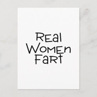 Real Women Fart Postcard