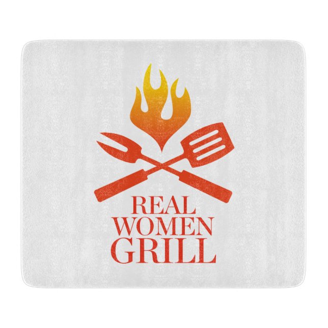Real Women Grill Cutting Board (Front)