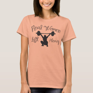 Real Women Lift Heavy - Female Bodybuilding Shirt