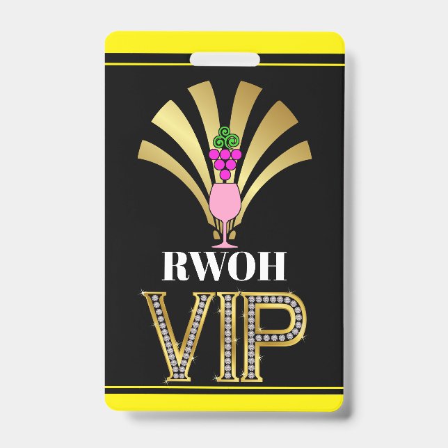 Real Women of ... Lanyard Badge ID Badge (Front)