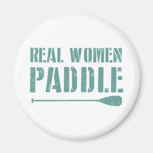 Real Women Paddle Magnet