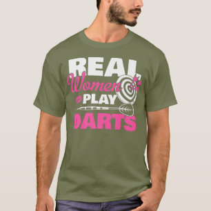 Real Women Play Darts Premium T-Shirt