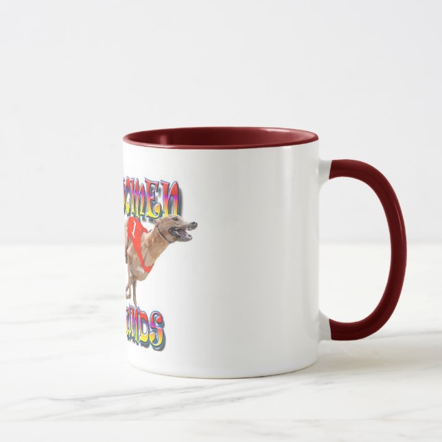 Real Women Race Greyhounds 2 Mug (Right)