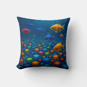 Realistic 3D Fish Throw Pillow – Room Decorate pro