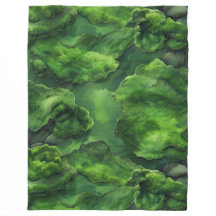Realistic & Abstract Green Moss natural design-