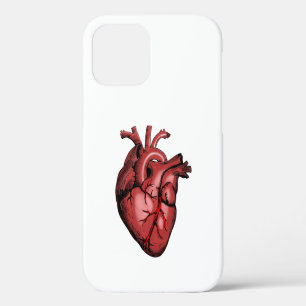 Realistic Anatomical Heart Image iPhone 12 Case