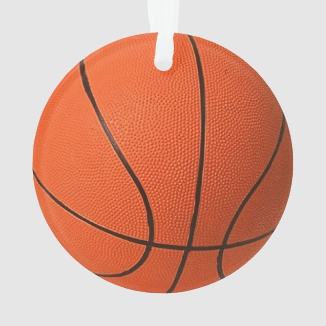 Realistic and cool Basketball Ornament (Back)