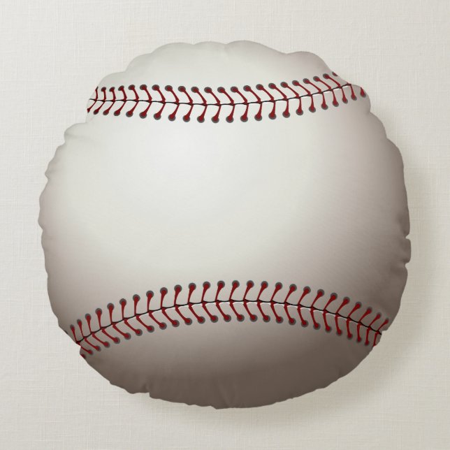 Realistic Baseball Pillow (Front)