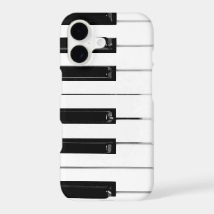 Realistic Black White Piano Keyboard Keys