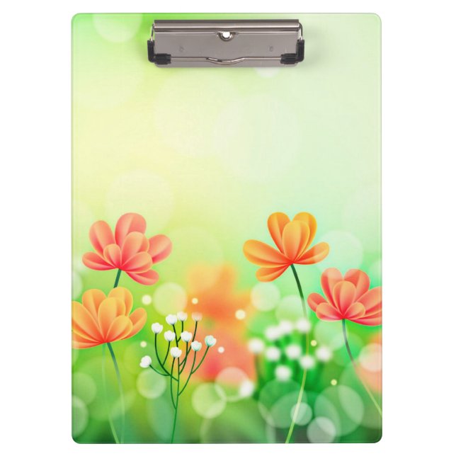 Realistic Blurred Spring Background-52374 Clipboard (Front)