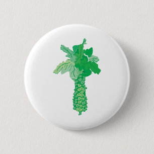 realistic brussels 6 cm round badge