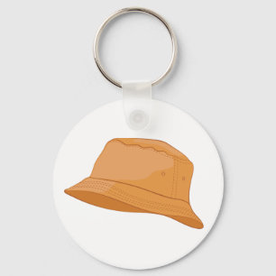 Realistic Bucket Hat Key Ring