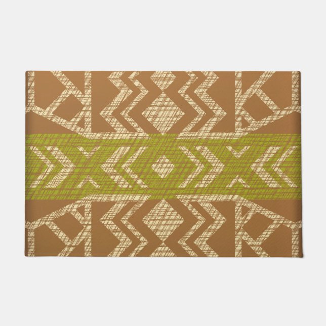 Realistic carpet texture pattern doormat (Front)