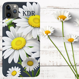 Realistic Daisy Monogram  Case-Mate iPhone Case