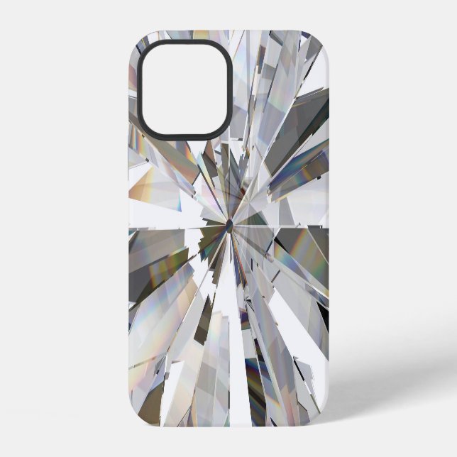 Realistic Diamond: 3D Close-Up iPhone Case (Back)