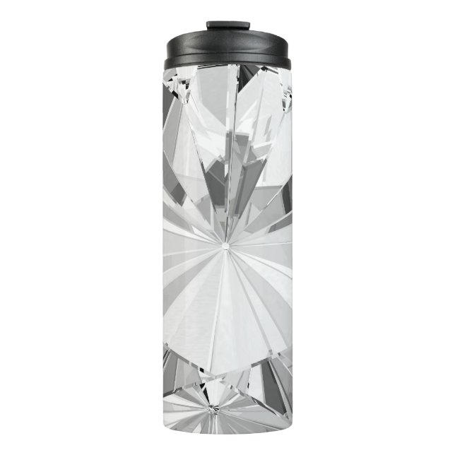 Realistic Diamond: 3D Texture Close-Up Thermal Tumbler (Front)