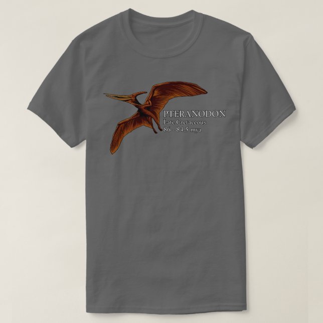 Realistic drawing of the Pteranodon T-Shirt (Design Front)