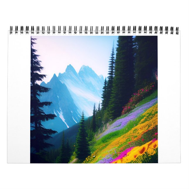 Realistic Fantasy Landscape Calendar (Cover)
