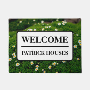 Realistic Forest Moss & Daisy Doormat