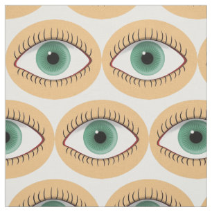 Realistic Funny Human Eye Fabric