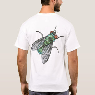 Realistic Green Bottle house Fly    T-Shirt