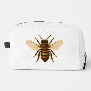 Realistic Honey Bee Design Dopp Kit