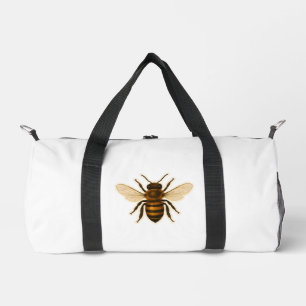 Realistic Honey Bee Design Duffle Bag