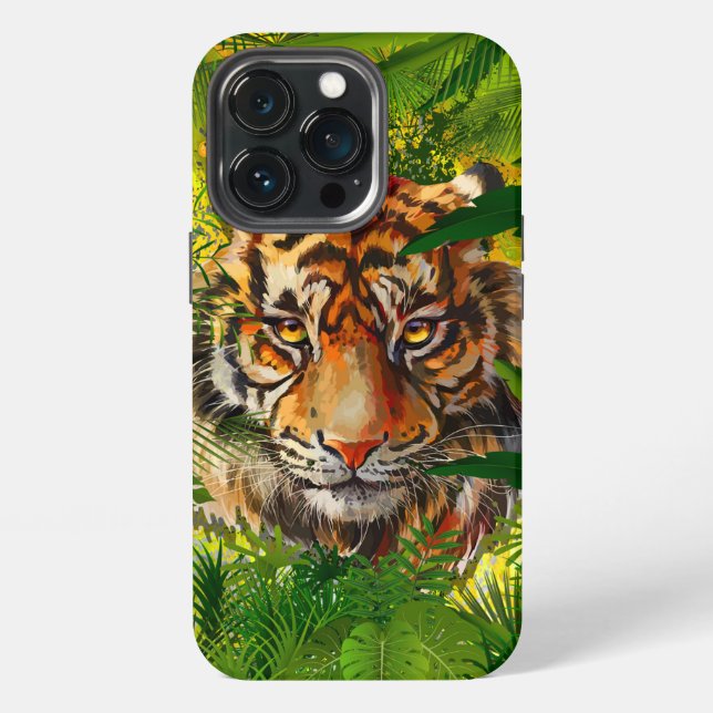 Realistic Jungle Tiger  iPhone Case (Back)