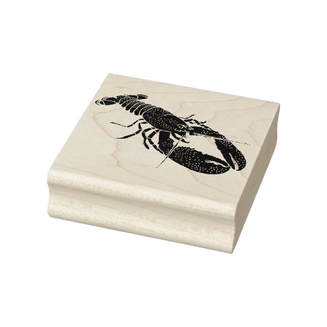 Realistic Lobster Graphic Rubber Stamp (Stamp)